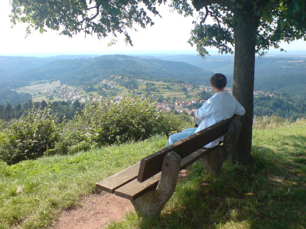 Méditation et/ou contemplation... depuis le rocher de Dabo