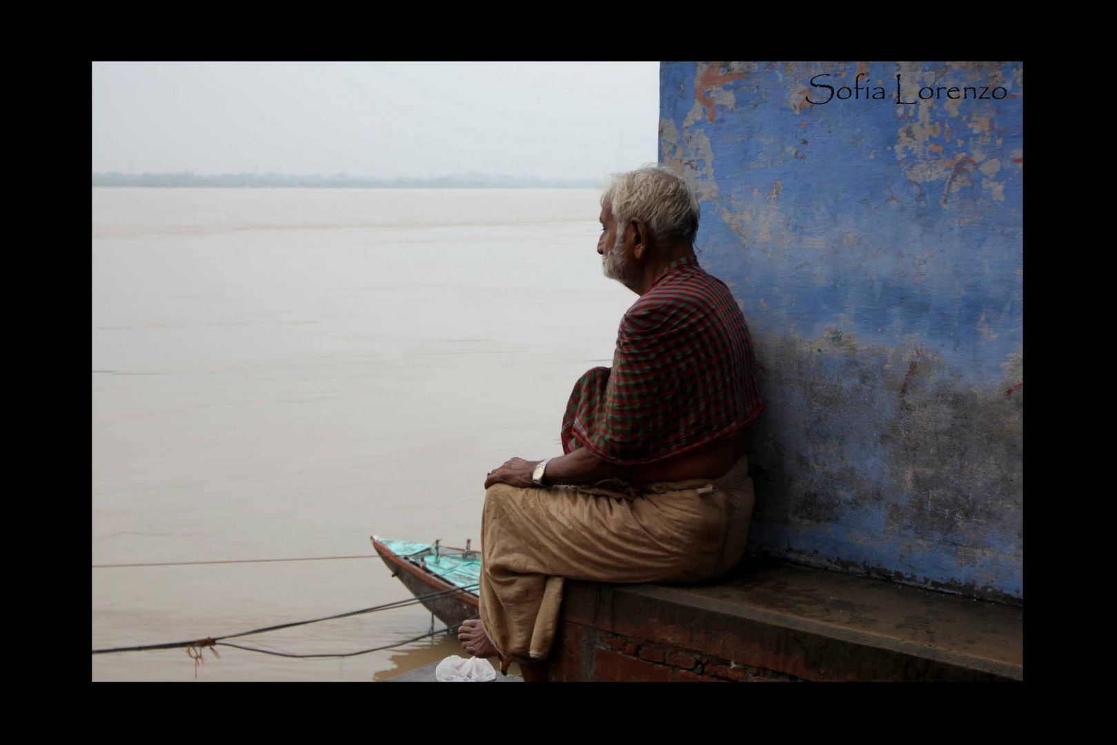 Meditation. Ganges
