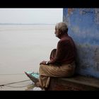 Meditation. Ganges