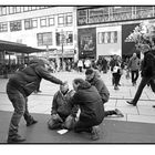 meditation on the street