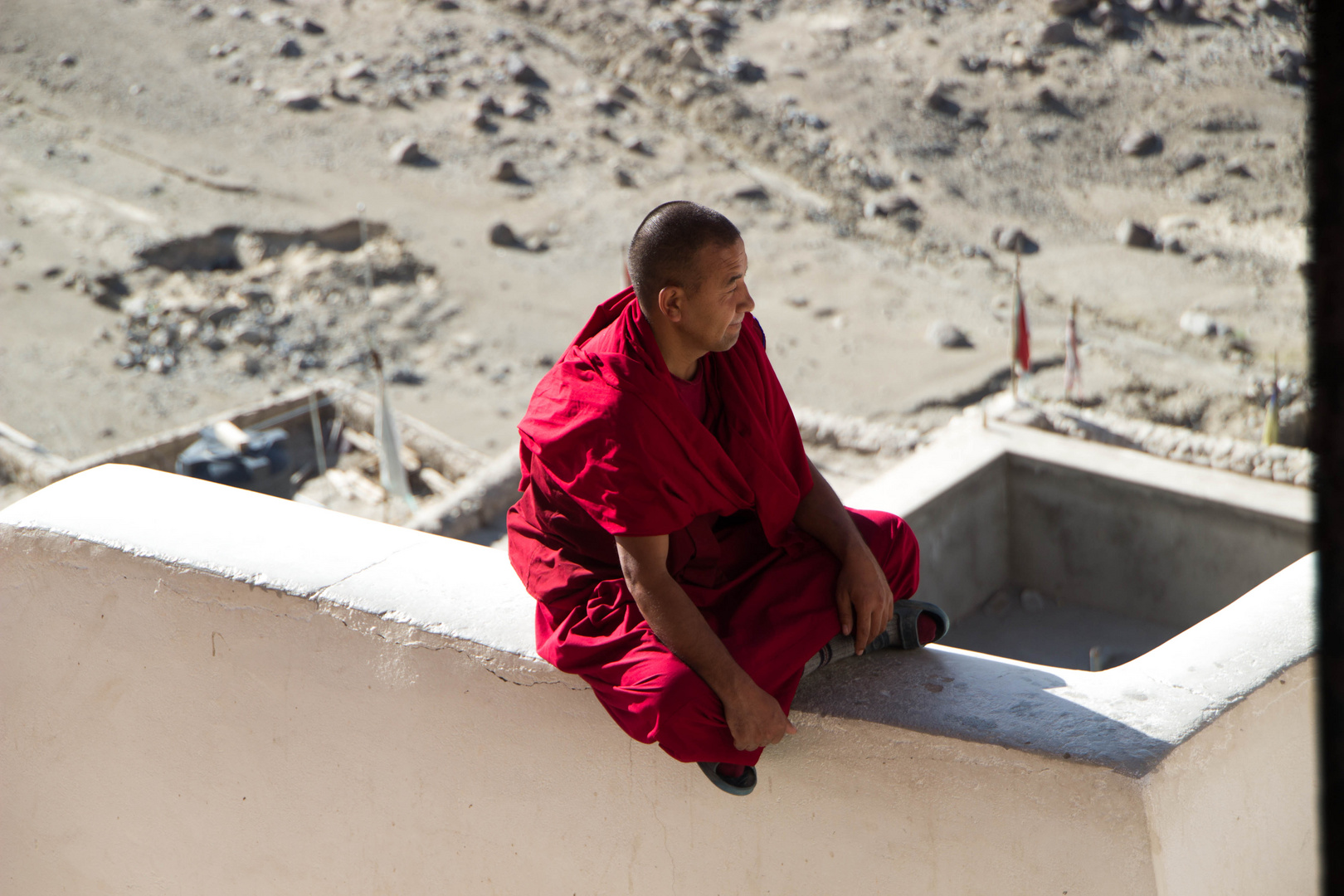 Meditationsplatz - Indien Kloster Thikse