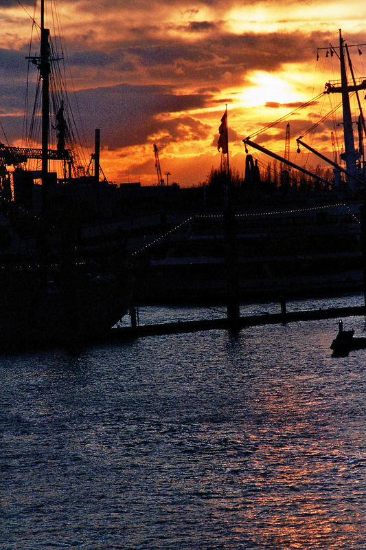 mediteranes Flair in Hamburg´s Hafen