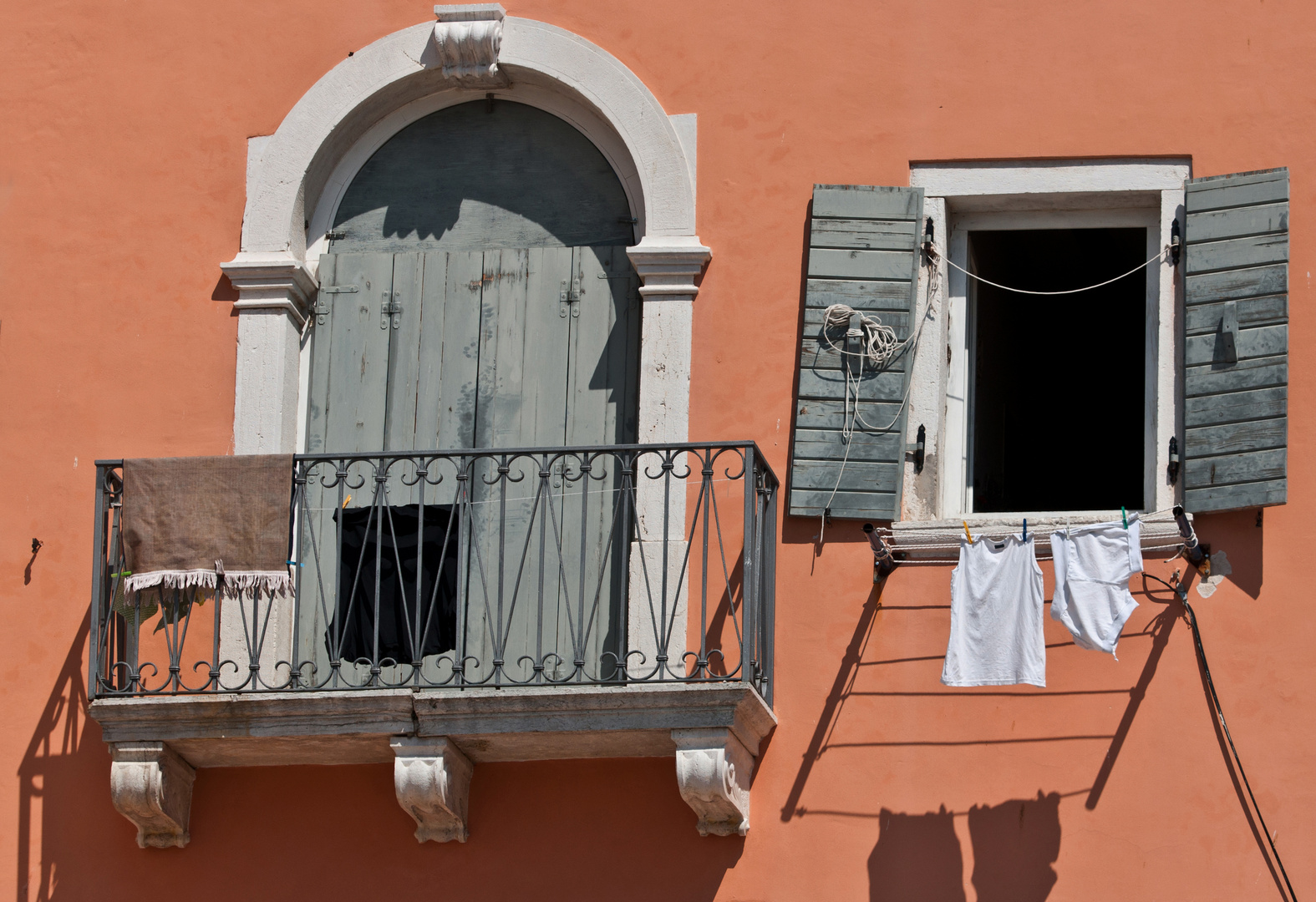 Mediterrane Balkon-Idylle venezianisch