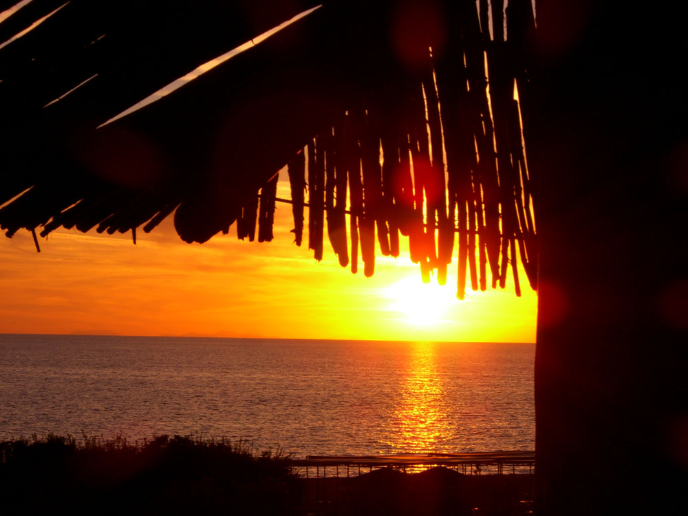 Mediterranean Sea at sunset