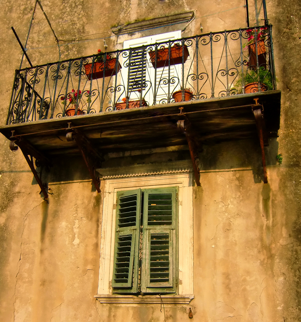 Mediterraner Ausblick auf Korcula