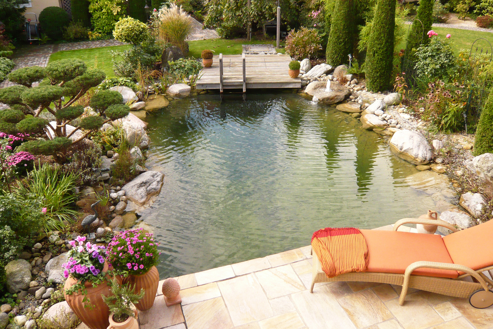 Mediterraner Garten in Stockdorf Foto & Bild landschaft
