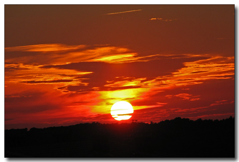 Mediterraner Sonnenuntergang