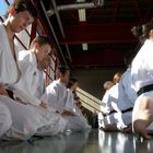 Meditieren vor dem Karatetraining