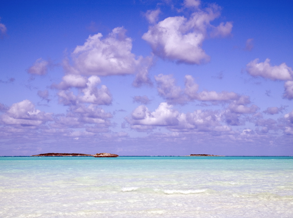 Meer bei Coco Plum Strand, Great Exuma, Bahamas 2