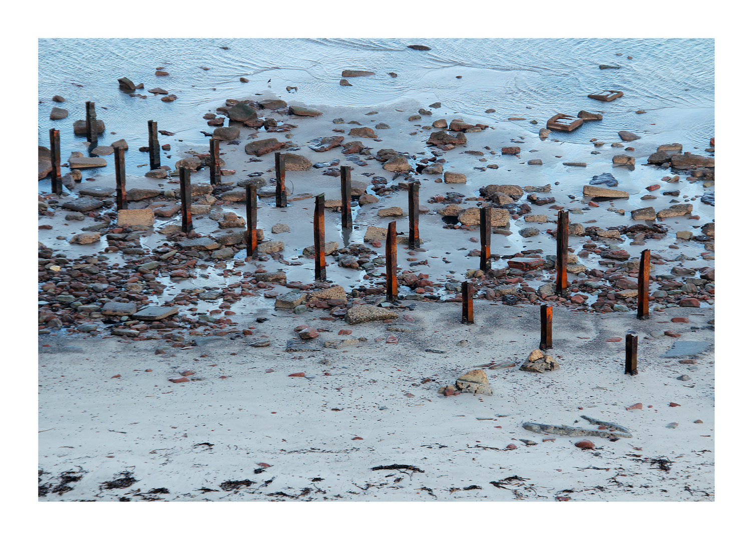 Meer rechts - Strand links