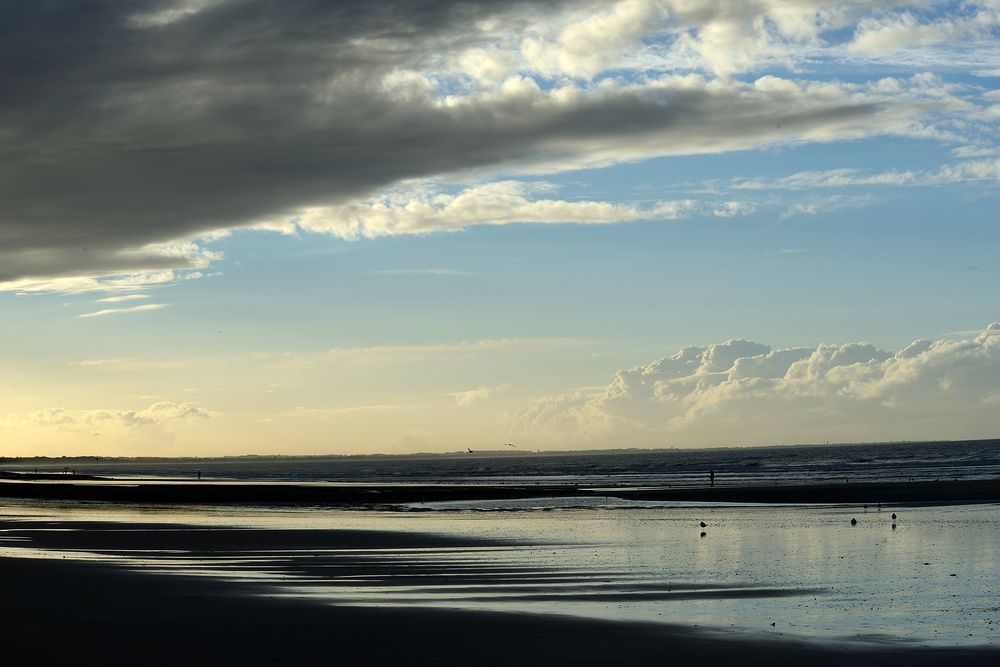 meer + strand + abend  