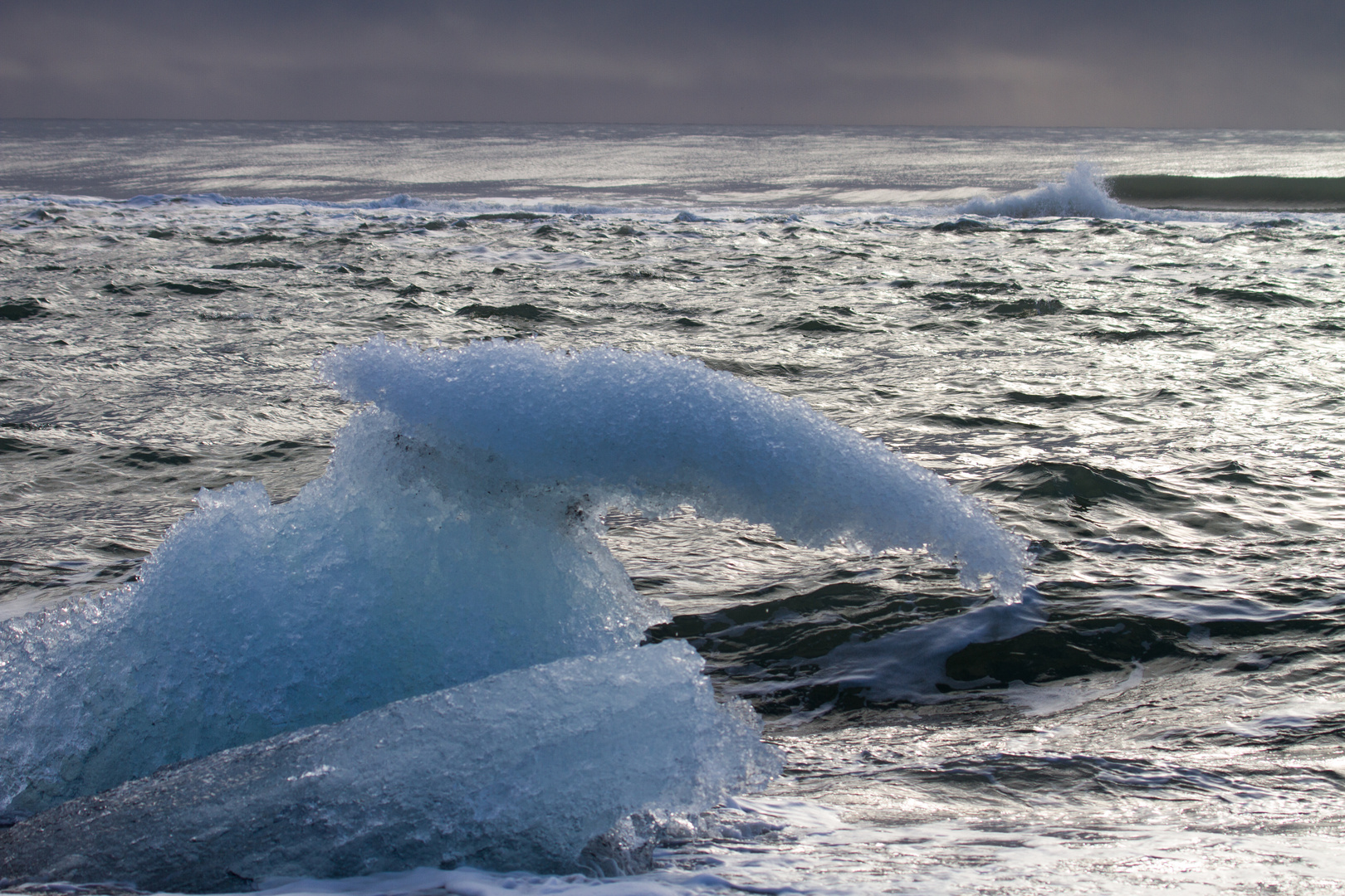 Meer und Eis an der Jökulsarlon Lagune in Island