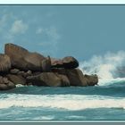 Meer und Felsen  -- Seychellen --