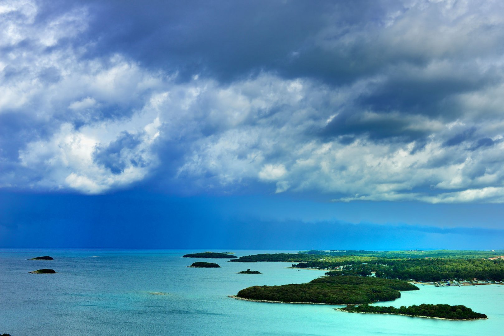 Meer und Inseln bei Vrsar