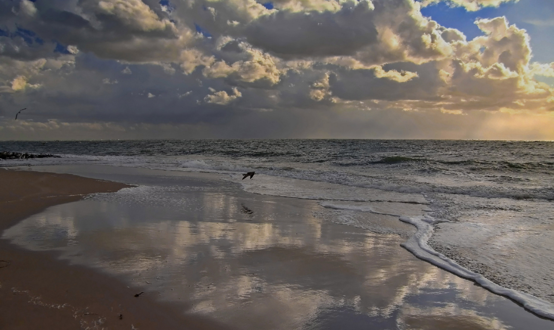 Meer und Wolken