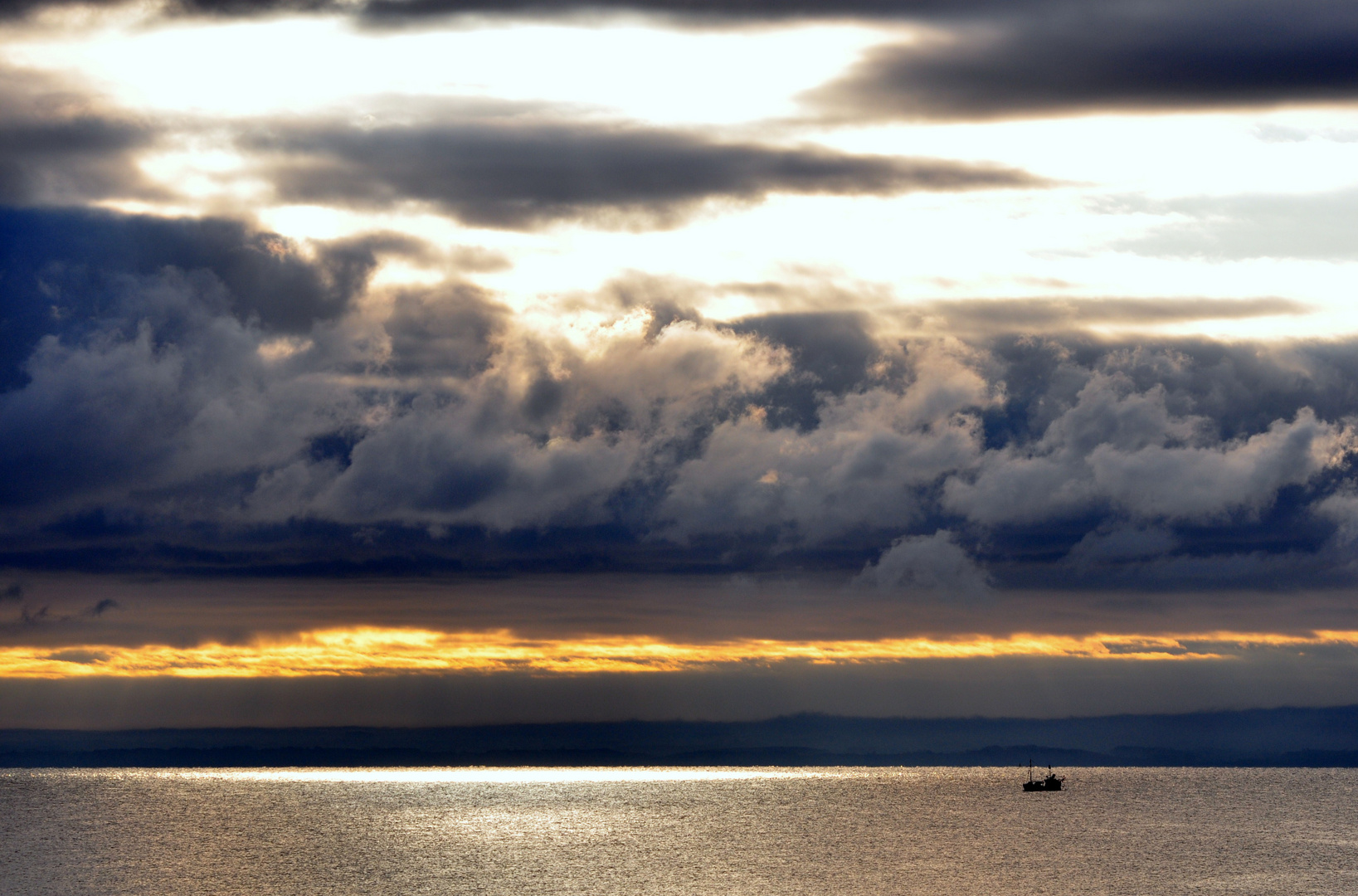 Meer und Wolken