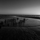 Meer vor Rantum monochrom