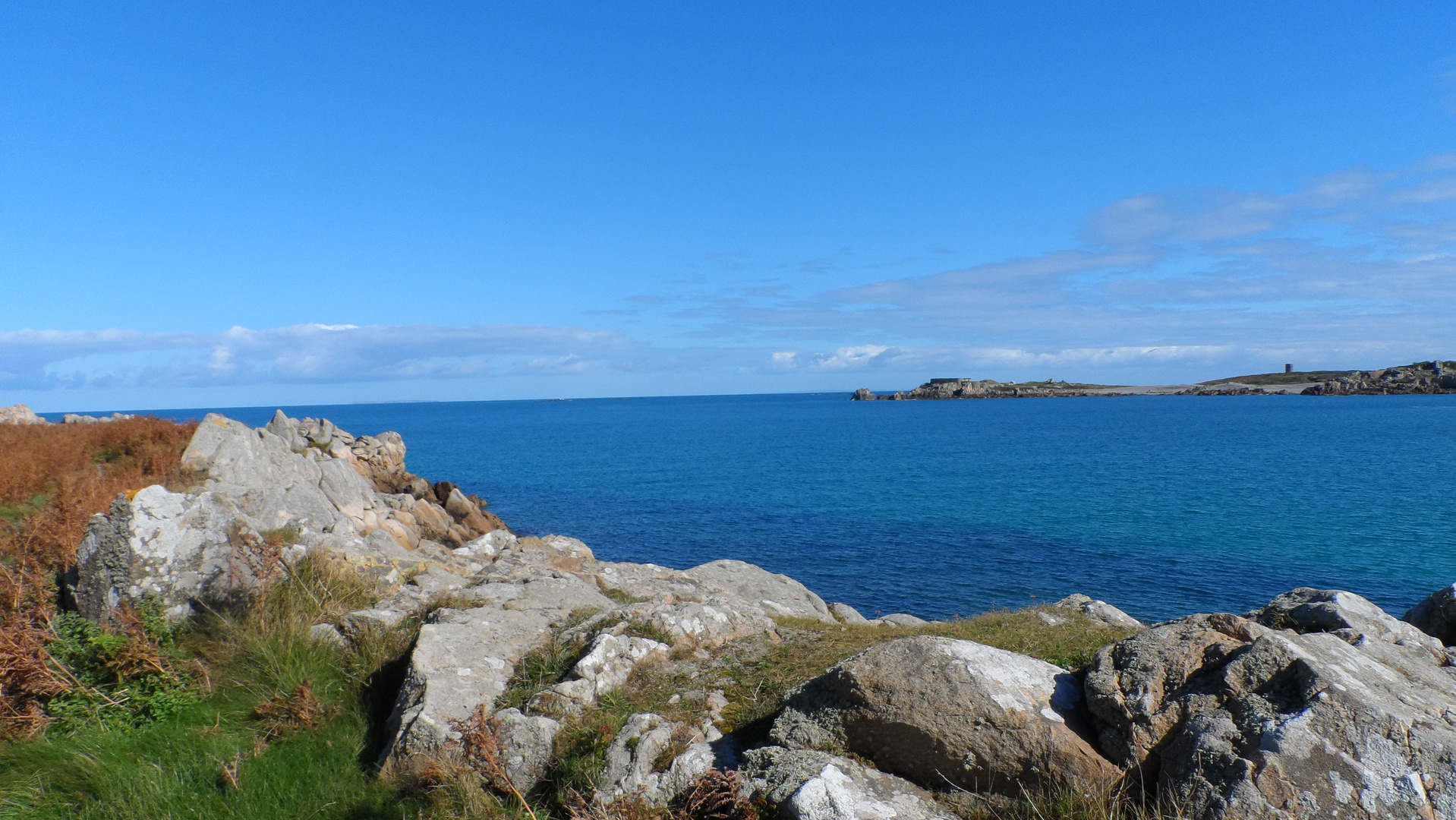 Meerblick auf Guernsey