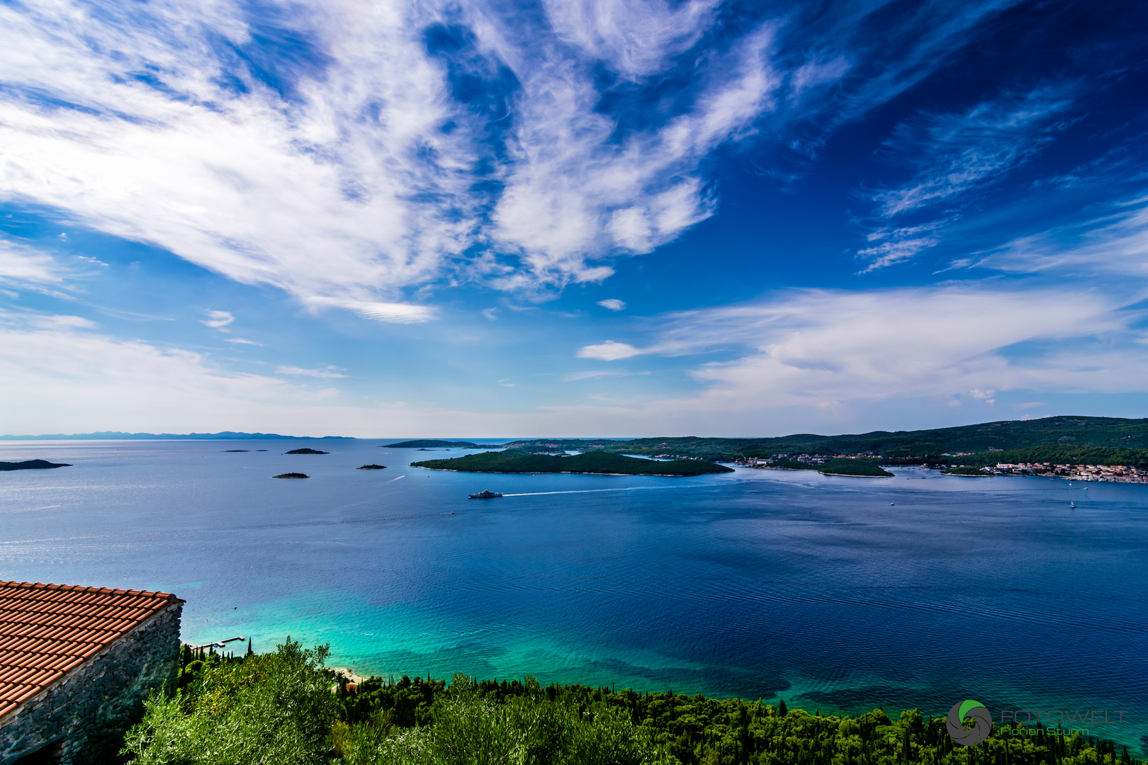 Meerblick in Kroatien