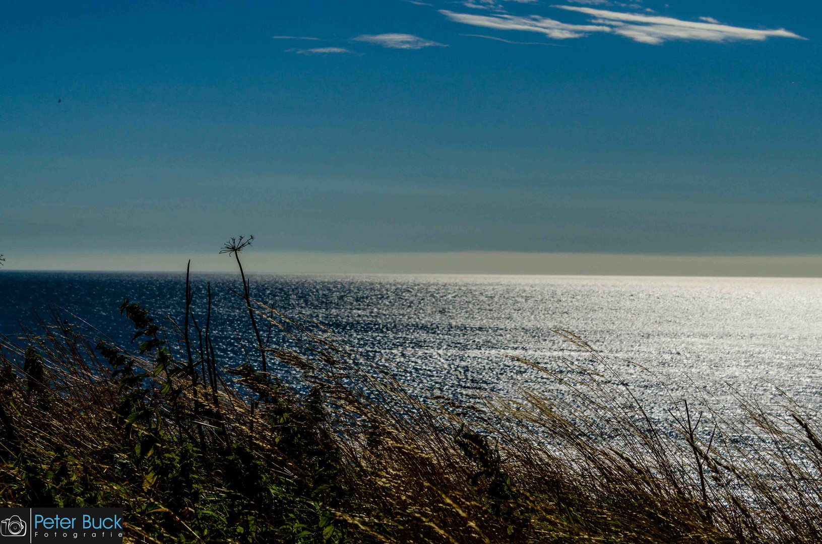 Meerblick von den Klippen bei Stonehaven