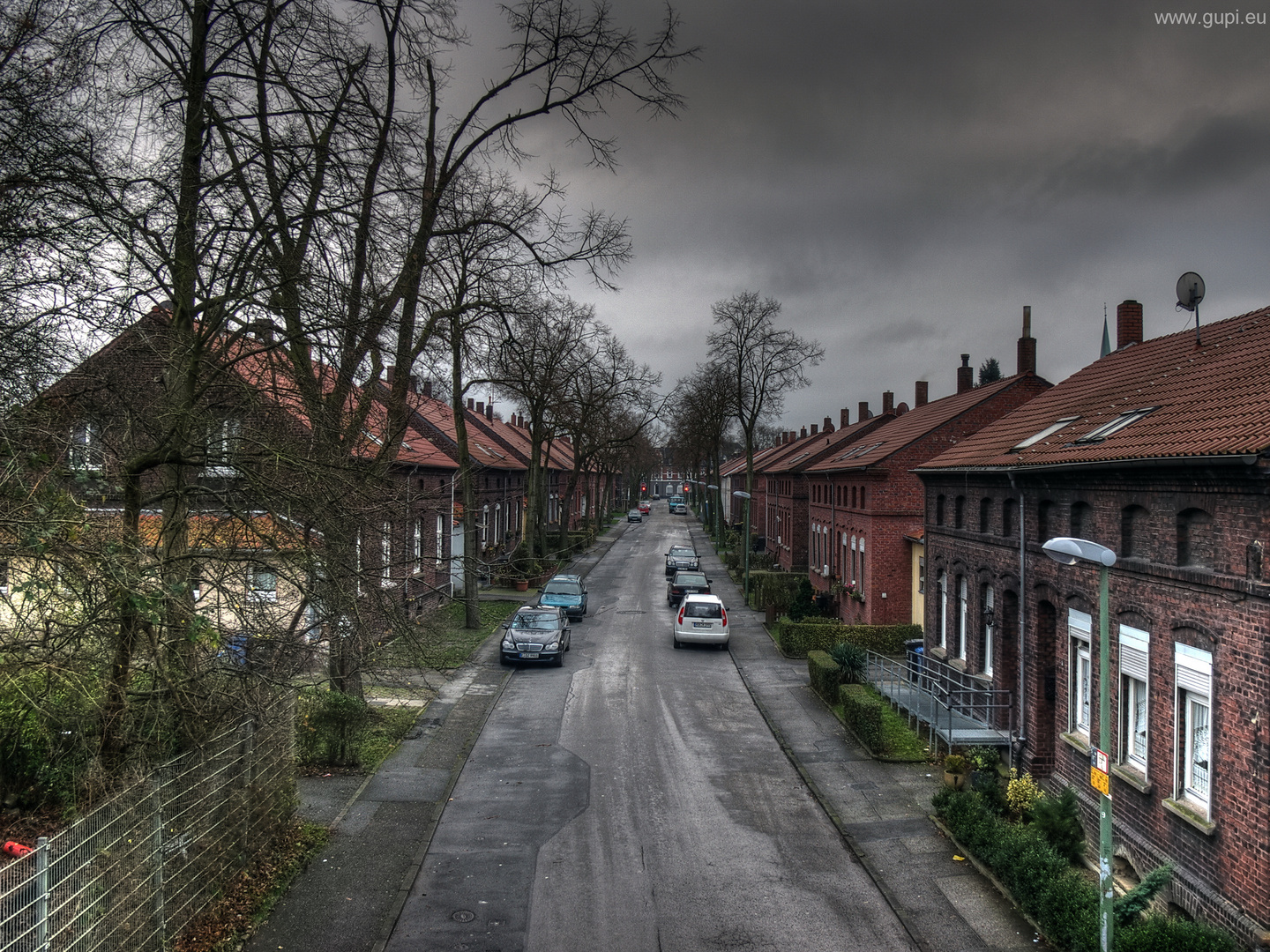 Meerbruchstraße an einem trüben Dezembertag II