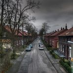 Meerbruchstraße an einem trüben Dezembertag II