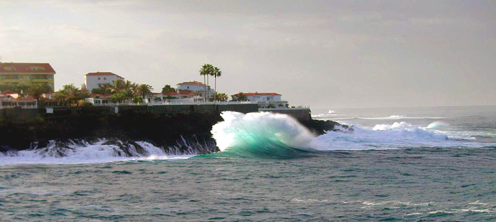 Meeresbrandung vor Punta Negra