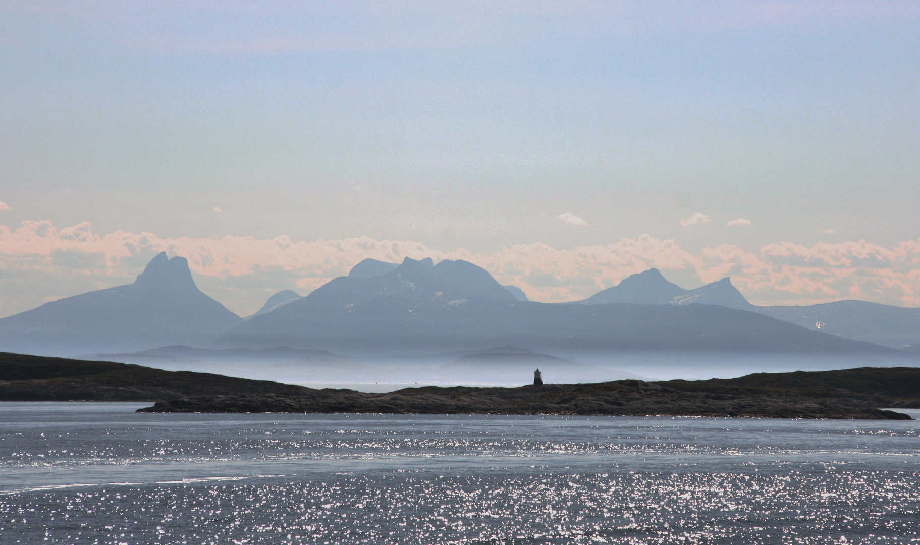 Meeresglitzern in Norwegen