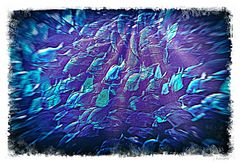 - Meeresleuchten im Blau -