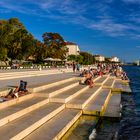 Meeresorgel, Zadar, Dalmatien, Kroatien