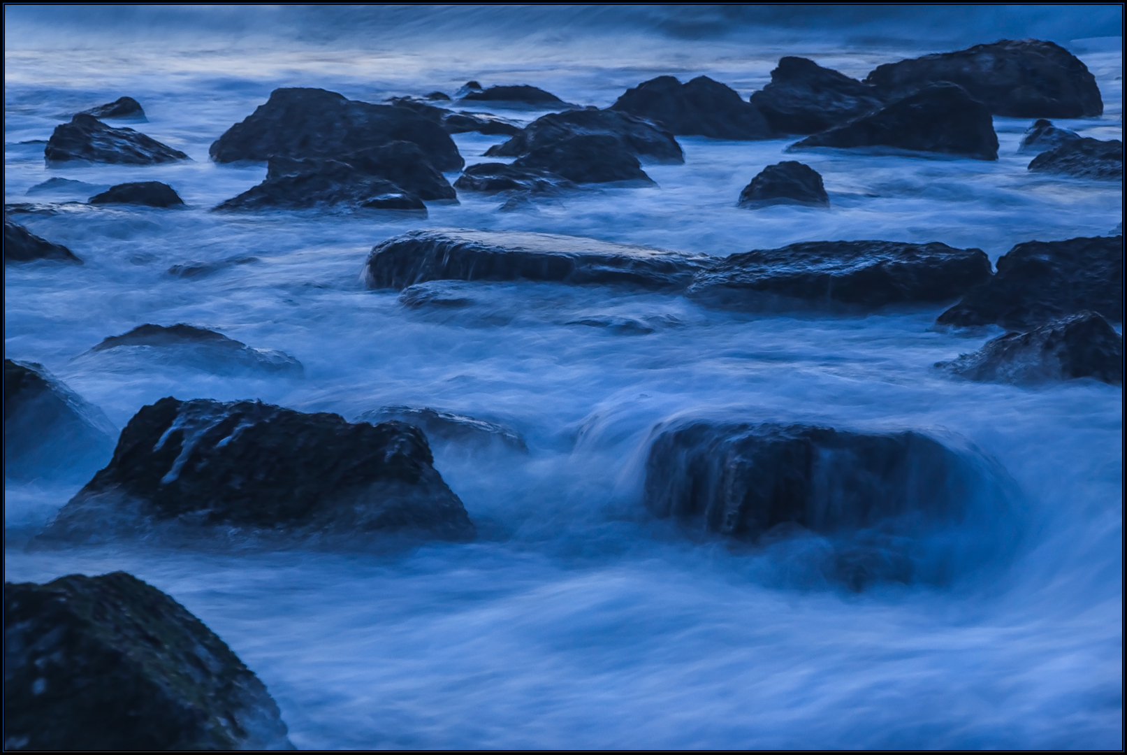 Meeresrauschen in der Nacht... Foto & Bild | blau, meer ...