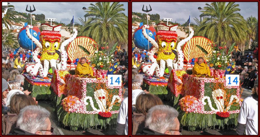 Meeresungeheuer Foto & Bild stereoskopische raumbilder, kreuzblick