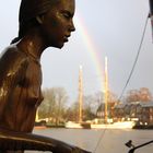 meerjungfrau mit regenbogen