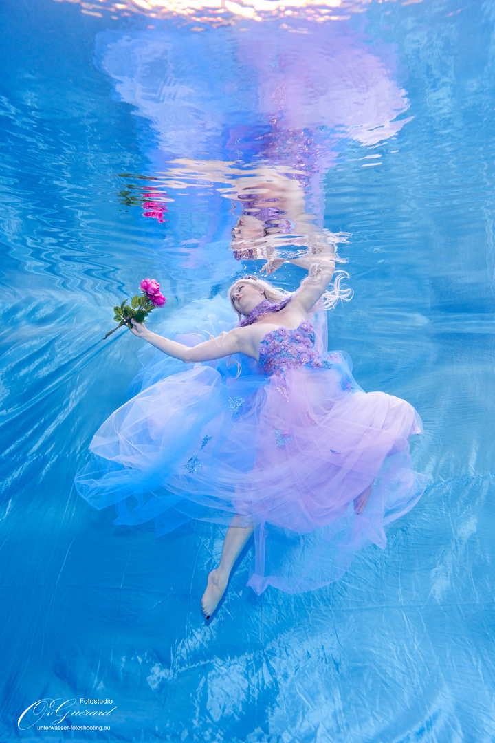 Meerjungfrauen Unterwasser Shooting