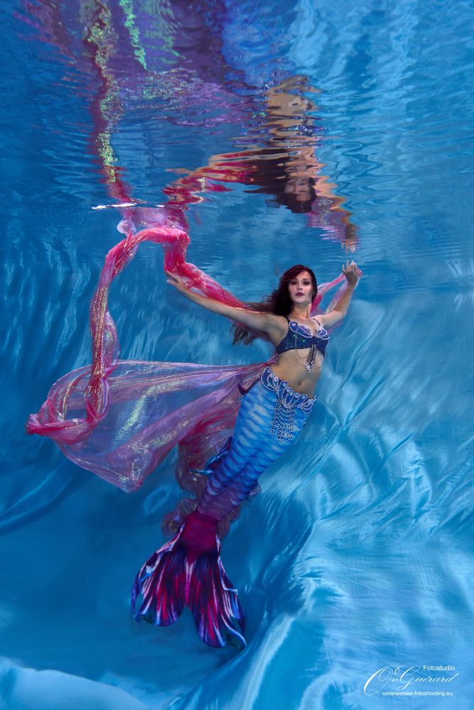 Meerjungfrauen Unterwasser Shooting Foto & Bild fotos, people