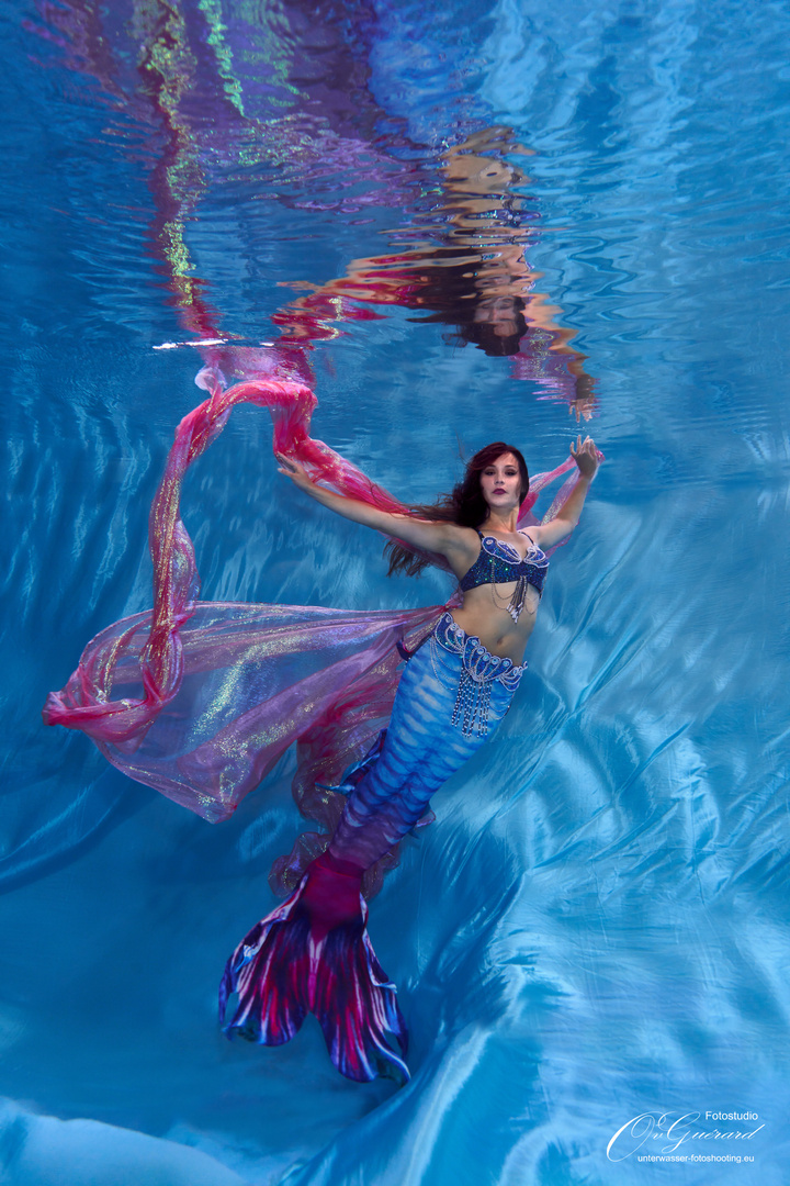 Meerjungfrauen Unterwasser Shooting