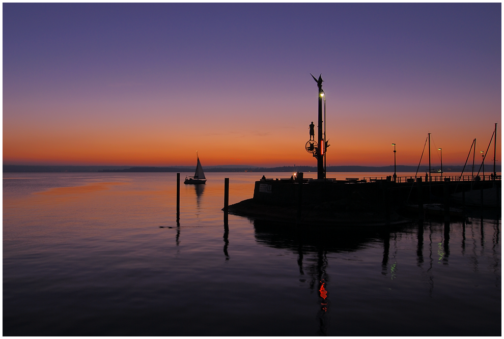 Meersburg am Abend