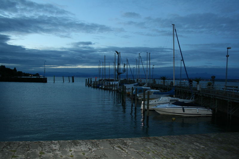 Meersburg am Bodensee, Dämmerung