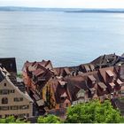 Meersburg am Bodensee, Panorama von Meersburg Juni 2014