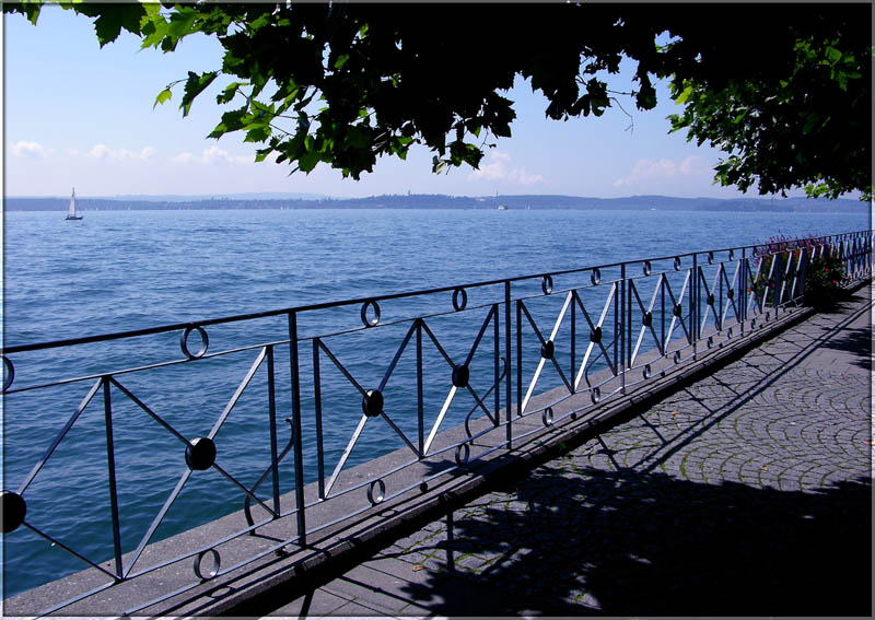 Meersburg an der Touristenmeile