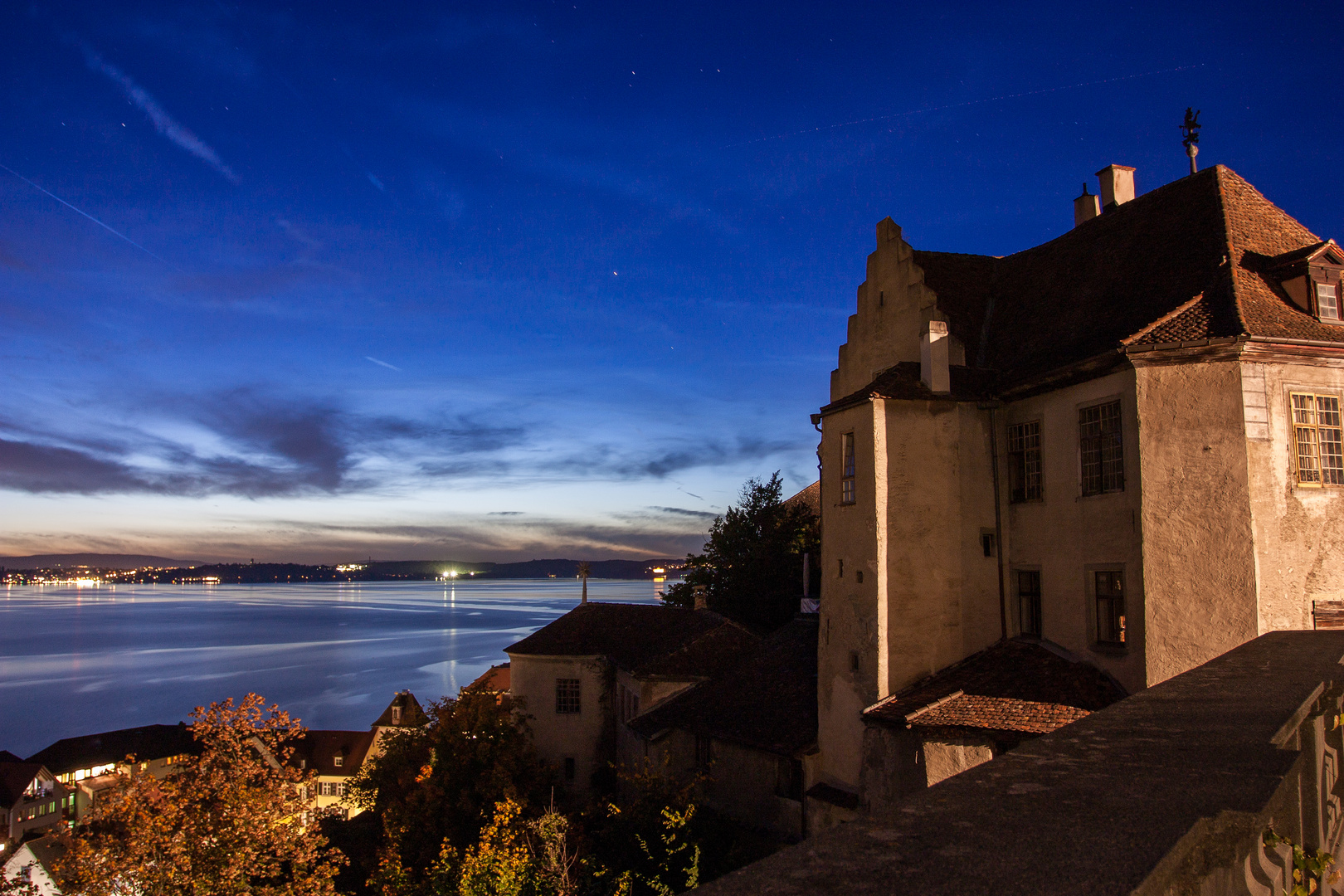 Meersburg bei Nacht