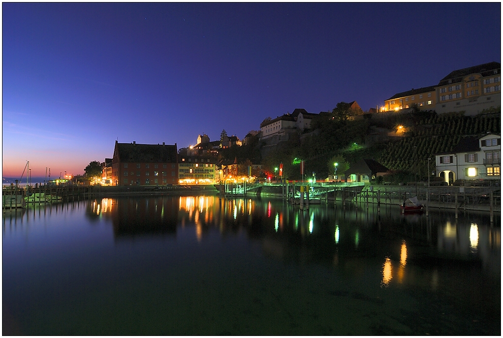 Meersburg bei Nacht