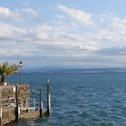 Meersburg blick auf den Bodensee