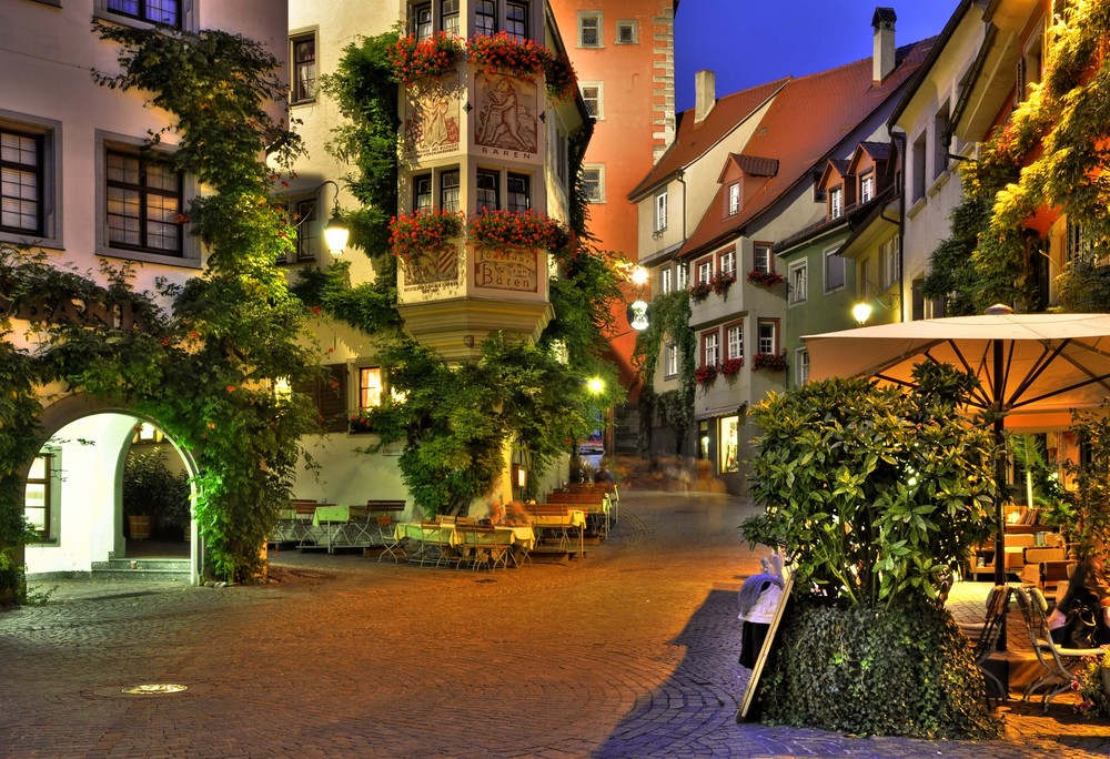 Meersburg (Bodensee) am Abend