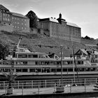 Meersburg - Die "Stuttgart"  vor dem Neuen Schloss