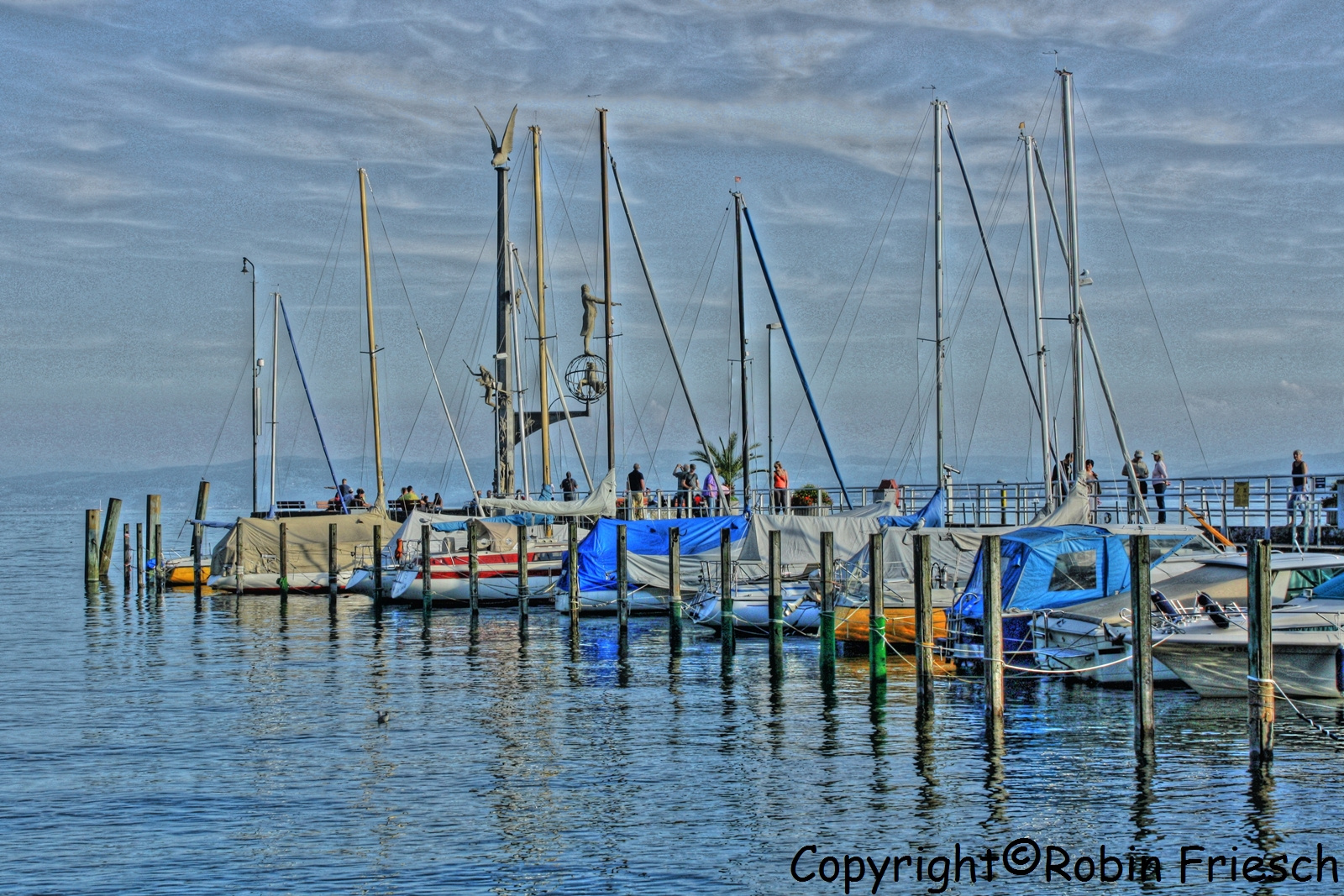 Meersburg Hafen Bodensee 2010