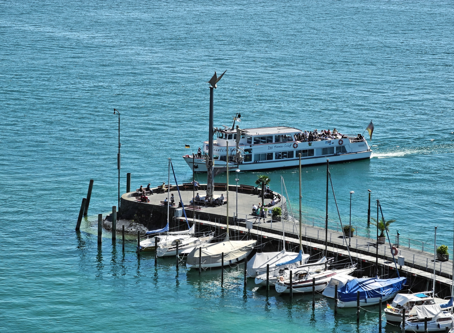 Meersburg Hafeneinfahrt