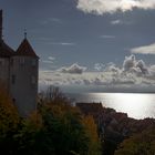 Meersburg im Dämmerlicht