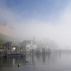 Meersburg im Nebel