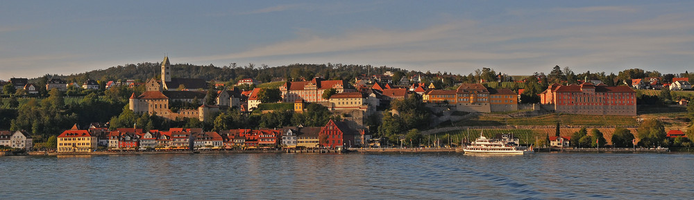 Meersburg Panorama am Spätnachmittag